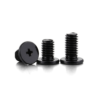 Vis à tête fraisée cruciforme en acier noir SUS304 316 extra longues métriques norme DIN