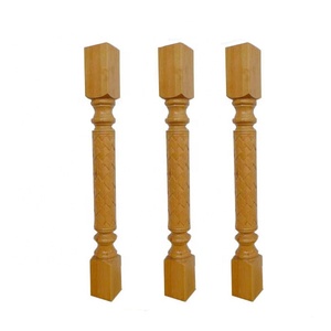 Đặc biệt được thiết kế trong nhà cầu thang gỗ balusters và tay vịn khuỷu tay Acrylic trang trí bê tông cho biệt thự và trang trí nội thất - Product Image 5