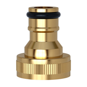 Guoma Ruixiang Brass <b>Connector</b> 12-16mm Threaded Nipple <b>Quick</b> <b>Connector</b> For Water Pipes Faucet Car Washer - Product Image 3