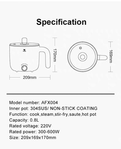 Los <span class=keywords><strong>mejores</strong></span> electrodomésticos de cocina elegantes populares, olla de cocina eléctrica para el hogar y olla arrocera comercial - Product Image 6