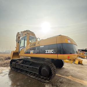 Excavatrice sur chenilles d'excellente qualité et à bas prix Excavatrice hydraulique sur chenilles Cat 330CL 320C 320GC d'occasion pour le creusement de ferme - Product Image 1