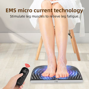 Elektrisches Fußmassagegerät, kabellose Fernbedienung, Punktmassagematte, 1–30 Stärkestufen, <span class=keywords><strong>15</strong></span>-Minuten-Timer, USB wiederaufladbar, für den Fuß - Product Image 4