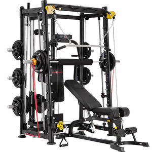 Gim Multi Functioning Maquina Smith Commercial Squat Rack Power Cage <span class=keywords><strong>Complete</strong></span> Multy Mutli Function Gym Station Machine - Product Image 3
