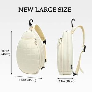 Échantillon Gratuit BSCI OEM ODM Nouveau Sac de Transport pour Raquette de Tennis Matelassé Résistant à l'Eau Housse de Raquette Sacs de Sport pour Femmes et Hommes - Product Image 2
