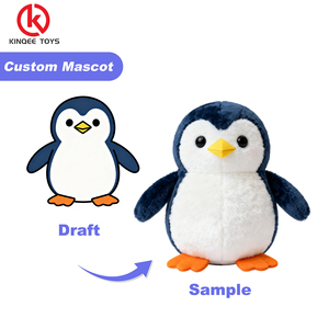 Kinqee plushie chim cánh cụt búp bê sang trọng chim cánh cụt với Túi đồ chơi sang trọng plushies Thú nhồi bông Đồ chơi chim cánh cụt búp bê - Product Image 2