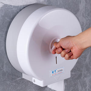 Large <b>roll</b> tissue <b>box</b> hotel hotel <b>roll</b> paper <b>box</b> toilet toilet paper towel holder wall-mounted large plate paper <b>box</b> - Product Image 2