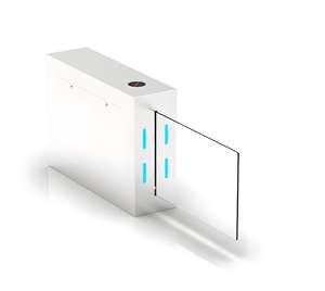 Porte coulissante piétonnière automatique anti-escalade de porte grillagée de haute performance pour les bureaux d'aéroports - Product Image 4