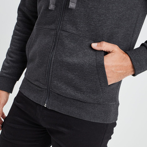 Ensemble sweat-shirt zippé en polaire pour homme, collection printemps, avec bas assorti, tenue décontractée coordonnée, séchage rapide, respirant, commandes en gros - Product Image 6