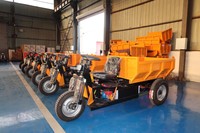 Mini-dumper Jinwang de 1,5 tonne, benne hydraulique, tricycles de chantier agricoles, véhicules de transport de matériaux, LED pour tunnel