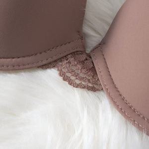 Sujetador con Escote Profundo en V, Talla Americana, Lencería de Encaje Floral para Mujer, Sujetador con Aros y <span class=keywords><strong>Relleno</strong></span>, Espalda Baja - Product Image 5