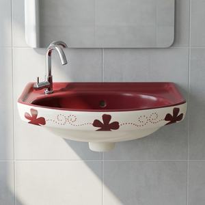Full Ceramic Rectangular Wall Hung Wash Basin Hospital Bathroom Hand Wash Sink for Commercial Projects Wholesale - Product Image 6