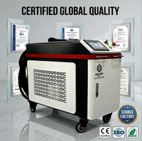 BOGONG Machine de nettoyage au laser pulsé de qualité industrielle 1000W, source laser JPT. Décapant de rouille métallique haute performance pour les chemins de fer