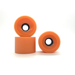 Roues de longboard en PU OEM d'usine 70 * 51 mm, noyau renforcé 70 mm 78a, roues de cruiser et de <span class=keywords><strong>surfskate</strong></span> 78aa, roues de skateboard Stone Ground - Product Image 2