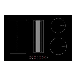 Table de cuisson à induction flexible de <span class=keywords><strong>60</strong></span> <span class=keywords><strong>cm</strong></span> avec hotte intégrée - Product Image 2