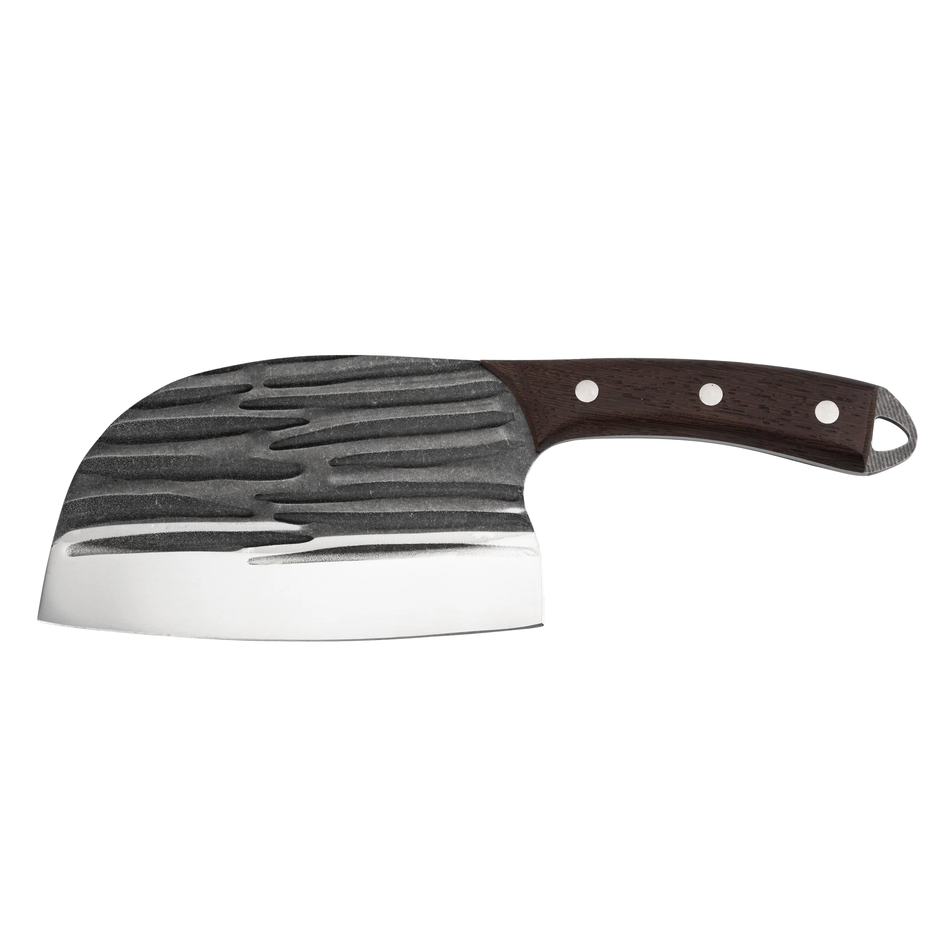 Wooden Handle Stainless Steel Kitchen Knives Ultra Sharp Fish Meat Cutting Skinning Knives For Butcher