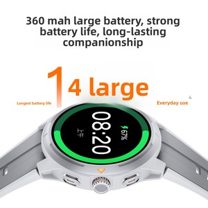 Montre connectée pour sports de plein air, 100 modes sportifs, étanche, surveillance de la fréquence cardiaque et de l'<span class=keywords><strong>oxygène</strong></span> <span class=keywords><strong>dans</strong></span> <span class=keywords><strong>le</strong></span> <span class=keywords><strong>sang</strong></span>, écologique - Product Image 2