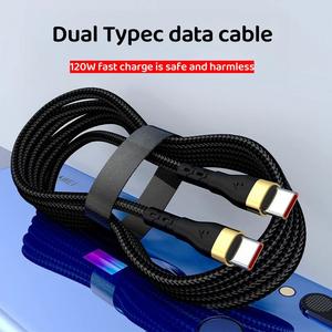 120W USB C vers Type C câble PD fil de <span class=keywords><strong>charge</strong></span> rapide téléphone portable pour Huawei Xiaomi 14 <span class=keywords><strong>Samsung</strong></span> câble de données <span class=keywords><strong>Charge</strong></span> rapide 3.0 - Product Image 3