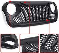 Gobison 2018 2019 2020 2021 4x4 accessoires tout-terrain grille de pare-chocs avant pour JEEP WRANGLER JL JT