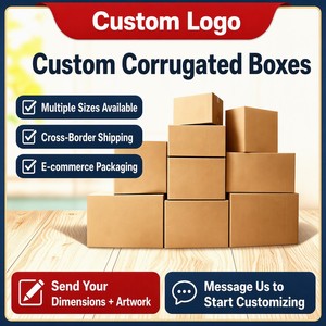 Cajas de Cartón Corrugado con Logotipo Personalizado, Cajas de Envío Impresas, Embalaje de Tamaño Personalizado para Envíos de Marca - Product Image 3