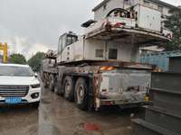 Grue sur camion Demag 120 tonnes AC120 d'occasion, modèle 2002, hauteur de levage 85m, boîte de vitesses et moteur inclus, pour l'exportation - Vente chaude