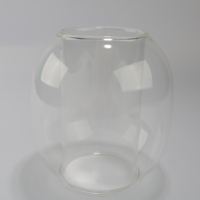 Vente directe usine – Abat-jour en verre borosilicate transparent, accessoire de lampe d'intérieur, couvercle décoratif pour éclairage de table