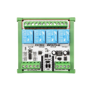 ESC3B04ไฟฟ้ากระแสตรง9โวลต์12โวลต์24โวลต์4AI-4DO 0-10โวลต์ C3 ESP32อินพุตแบบอะนาล็อกบอร์ดขยายรีเลย์ RS485ซุปเปอร์มินิสมาร์ทบ้าน IOT Simple PLC - Product Image 1