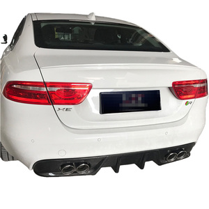 Alerón Trasero de Fibra de Carbono Compatible con Jaguar XE <span class=keywords><strong>XEL</strong></span> 15-19, Difusor Trasero de 4 Salidas, Accesorios de Modificación de Carrocería - Product Image 2