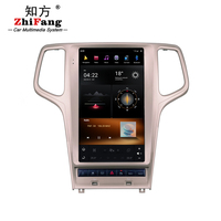 Lecteur DVD de voiture Android 11 de 13,6 pouces avec navigation GPS pour Grand Cherokee 2014-2020, écran vertical, CarPlay