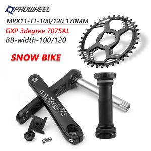 <span class=keywords><strong>Pédalier</strong></span> <span class=keywords><strong>Prowheel</strong></span> 170mm Fatbike avec 104BCD Center Lock 28-38T Plateau 100/120BB <span class=keywords><strong>Pédalier</strong></span> de vélo - Product Image 2