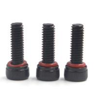 Sekrup Penyegel Cincin O Berulir Tahan Air M3 M4 M5 M6 M8 Black Oxide Hex Socket Cap untuk Peralatan Industri