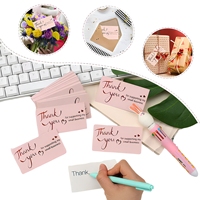 Cartes de remerciement personnalisées en papier couché coloré biodégradable et respectueux de l'environnement, avec pelliculage mat, en matériaux recyclés, pour promotion (dossiers promotionnels)