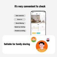 Cámara Interior Inteligente Wifi Mi Mijia de 5MP, Versión 3 3K PTZ, Reconocimiento Facial por IA, Seguridad para el Hogar, Control por Aplicación Xiaomi