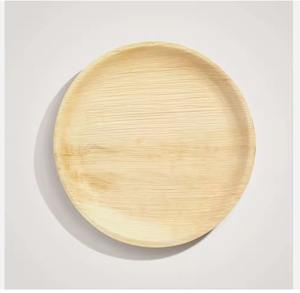 Assiettes rondes en feuille d'arec de 10 pouces, écologiques, jetables, biodégradables, en feuille de palmier, pour fêtes, mariages, traiteur, fournisseur en gros - Product Image 3