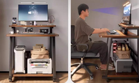 The Portable Desktop Computer Desk Is Suitable for Home Study in the Bedroom
