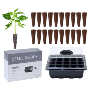 Kit de démarrage professionnel pour semis à 20 cellules - Barquettes et pots isolés pour la culture à domicile - Product Image 4