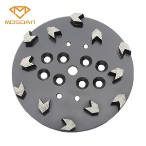 250mm 12 oklar elmas taşlama tekerleği plaka Disk beton zemin için - Product Image 1