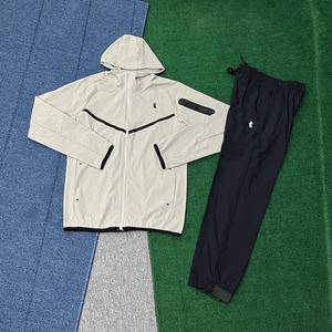 بدلة رياضية بعلامة تجارية رفيعة بنطلون بأكمام طويلة تنفس عرق سريع الجفاف بدلة رياضية خارجية متينة متوفرة بالمخزون - Product Image 2