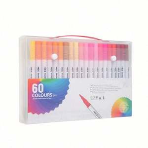 Marcadores de Arte de Doble Punta, 100 Colores, Pinceles de Acuarela para Pintar - Product Image 5