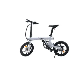 Demand HL16 16inch Road Small Foldable Electric Bike Folding E Bicycle 250W 36V 5.2ah Lithium Battery Ce Rear Hub Motor 1 Speed