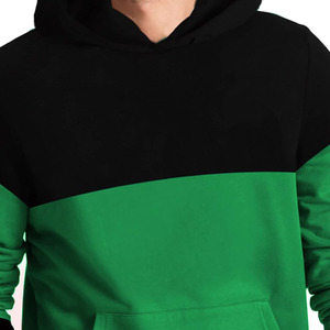 2025 nueva llegada 100% algodón hombres manga larga pulóver Sudadera con capucha transpirable polar con diseño de cremallera para la temporada de otoño - Product Image 6