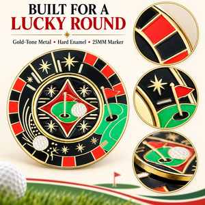 Marqueur de balle de golf magnétique de nouvelle conception avec marqueur central amovible de 25 mm pour les cadeaux de tournoi de golf - Product Image 3