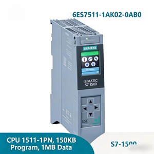 CPU Siemens S7-1500 1511-1PN (6ES7511-1AK02-0AB0) |   Programa de 150 KB, Datos de 1 MB |   PLC |   220V |   Garantía de 12 meses | - Product Image 4