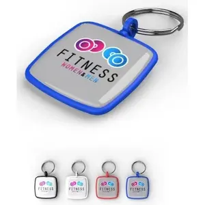 <b>Key</b> <b>Ring</b> Square Keychain <b>personalized</b> gadgets - Product Image 3