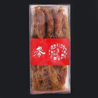 Ginseng Rouge de Montagne de Changbai, Racine Entière Séchée en Bandes Fines, Qualité Premium, Qualité Alimentaire, Thé Herbal Énergisant Brut en Vrac
