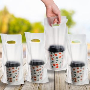 Bolsa de Plástico PE Personalizada para Vasos de Café, para Llevar y Entrega, para Envasado de Café y Jugos - Product Image 2