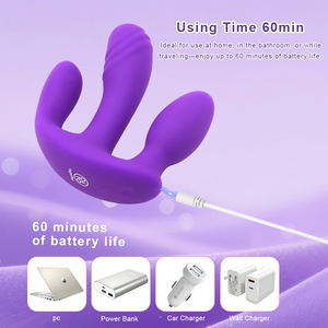 Vibromasseur point G pour adultes Jouets sexuels anaux pour femmes ou hommes Plug anal avec vibration à 10 vitesses Masturbateurs clitoridiens pour vagin - Product Image 5