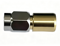 SSMA-JR-40-1W-1 1W 50 Ohm Terminaison coaxiale RF à fiche 40 GHz, fausse charge en acier inoxydable pour micro-ondes, VSWR 1.25:1, plage de température