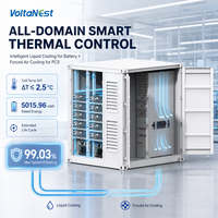 Sistem Penyimpanan Energi Kontainer Komersial dan Industri Berpendingin Cairan VoltaNest 40ft 1MWh 2MWh 3MWh 5MWh 10MWh 2500kW 1250kW OEM