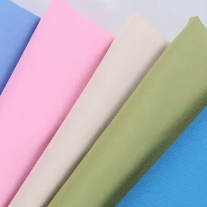 Tissu personnalisé écologique solide 56% polyester 22% fibre de <span class=keywords><strong>café</strong></span> 20% viscose sergé teint Serge Suiting Fabric - Product Image 6