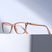 MS 97802 Monturas de gafas ópticas con bloqueo de luz azul elegante para mujer Lunettes De Luxe Anteojos Diseño de mariposa Prescripción